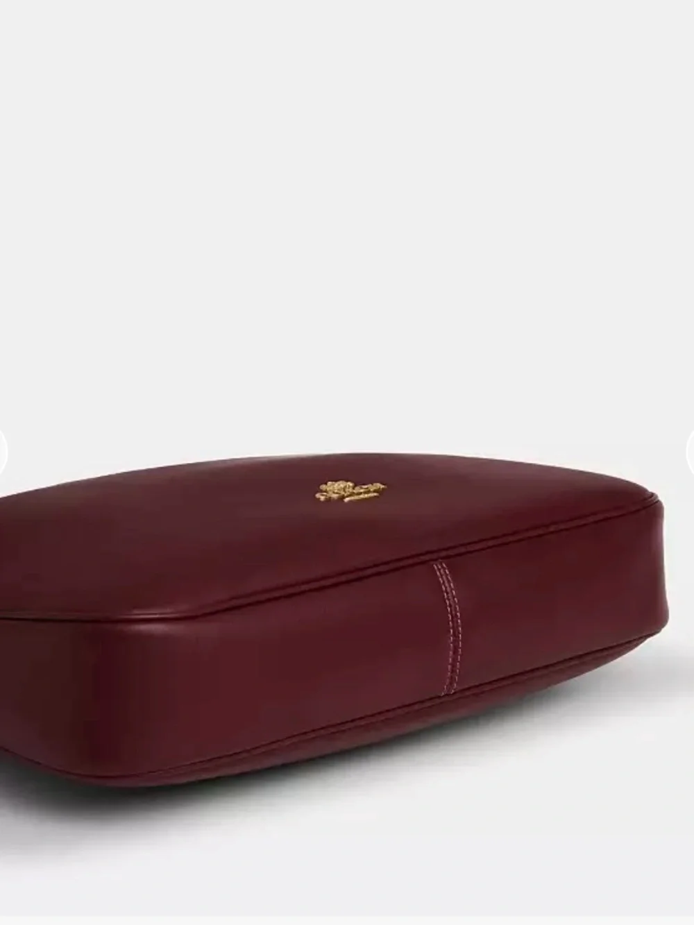 NWT Coach Ella Burgundy Leather Hobo with Gold Hardware